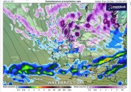 英国降雪地图显示，数百万人将迎来白色圣诞节，因为长期天气预报变成了紫色